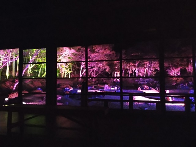 常栄寺雪舟庭ライトアップ【大内の灯in雪舟庭】幻想的な灯りに感動!!