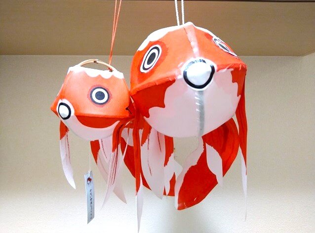 金魚ちょうちんキットで作ってみた【柳井市の民芸品】夏休みの工作に!!