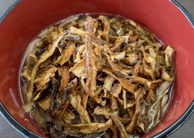 安富屋のごぼう麺