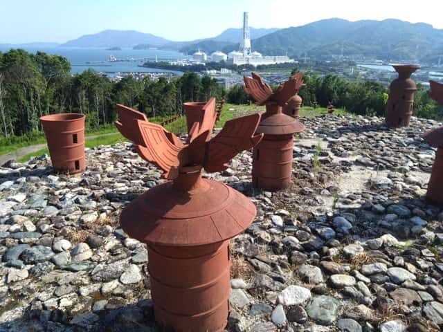 柳井茶臼山古墳からの眺め